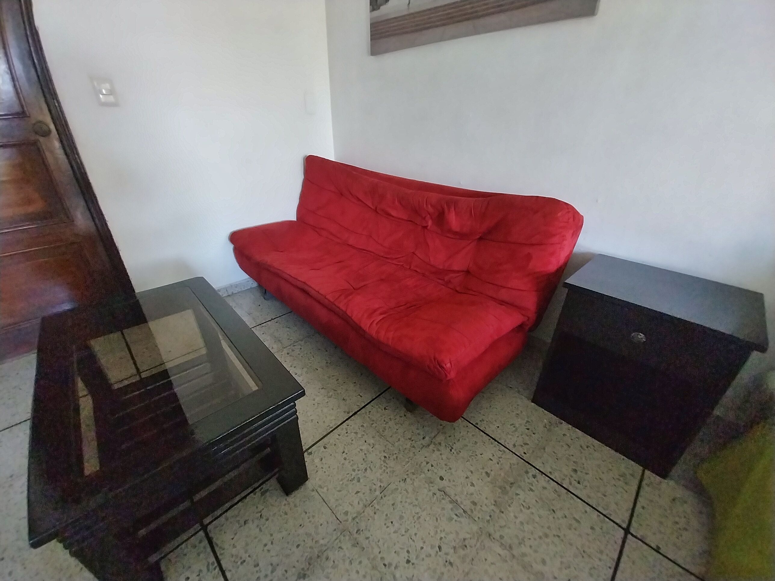 executive suite, 1 king bed, patio | living area | 32-inch plasma tv with cable channels, tv