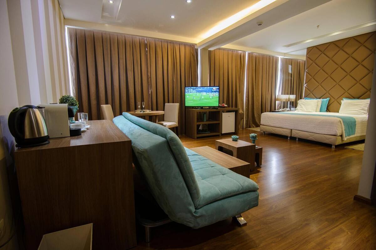 Premium bedding, minibar, in-room safe, desk