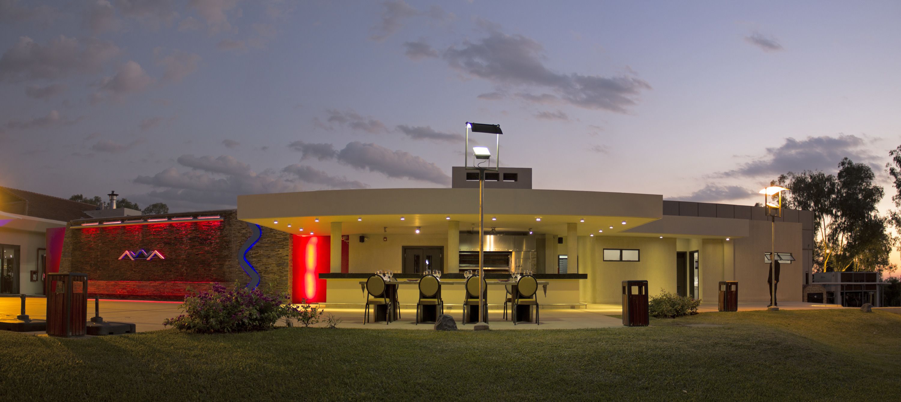 front of property – evening/night