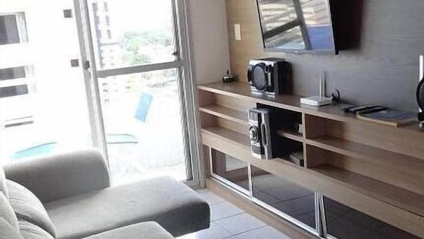 Apartment, 2 Bedrooms | Living area | Flat-screen TV, table tennis - Ajuricaba Suites - Morada do Sol (Manaus)