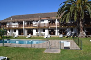 Family Cabin, 2 Bedrooms, Private Bathroom | Courtyard view - Cabañas Las Añañucas I (La Serena)