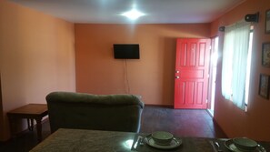 Family Apartment, 2 Bedrooms | Living room | 32-inch flat-screen TV with cable channels, TV - Adanesne Apartments (Ensenada)