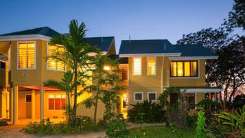 Front of property – evening/night