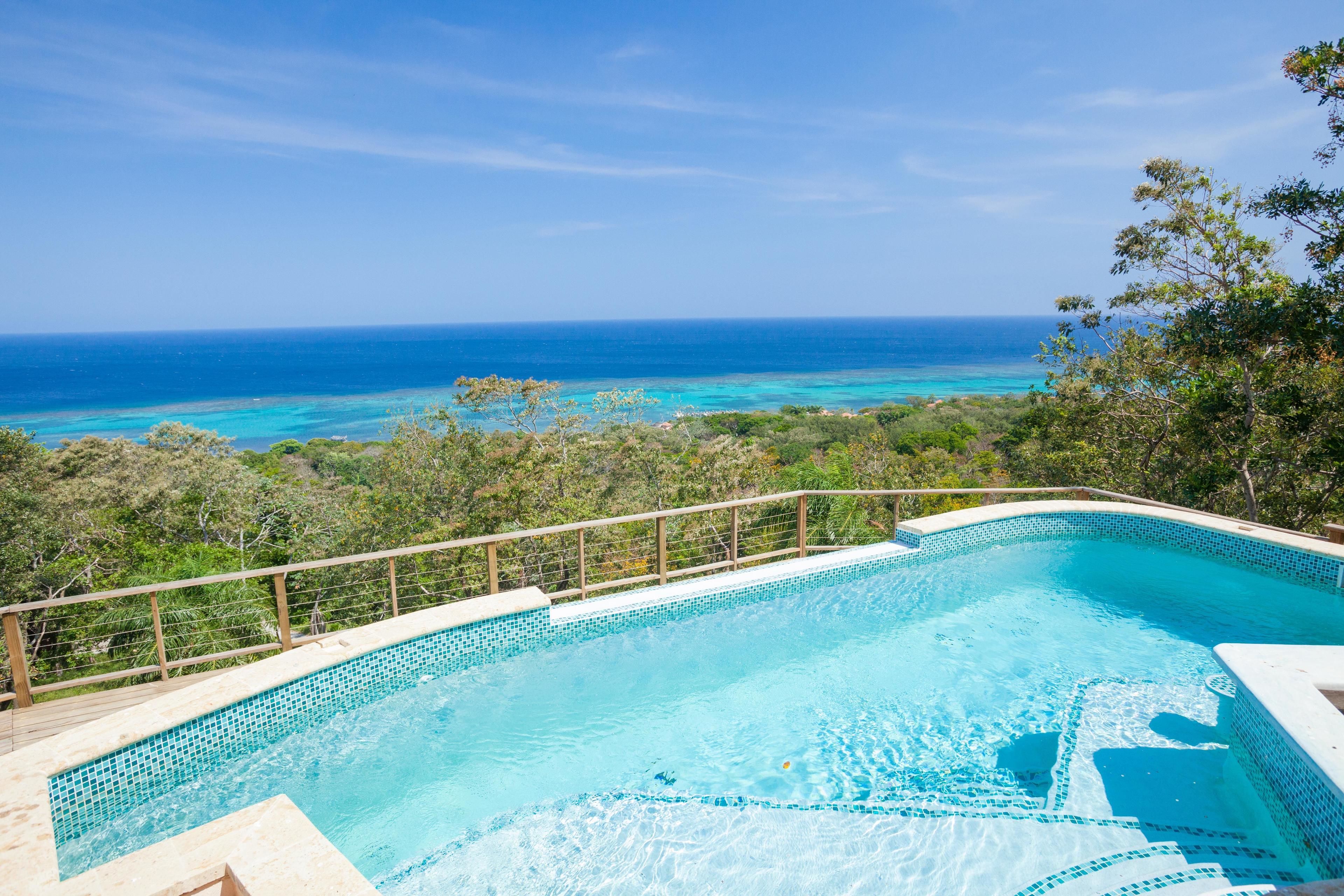 Outdoor pool, a rooftop pool