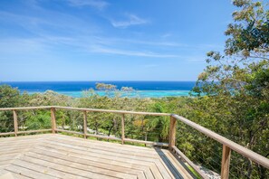 Villa, 3 habitaciones, vista al océano | Vista a la playa o el mar