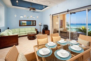 Condo, 3 Bedrooms, Terrace, Ocean View | Living area