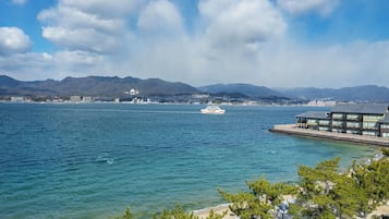 Vue sur la plage/l’océan