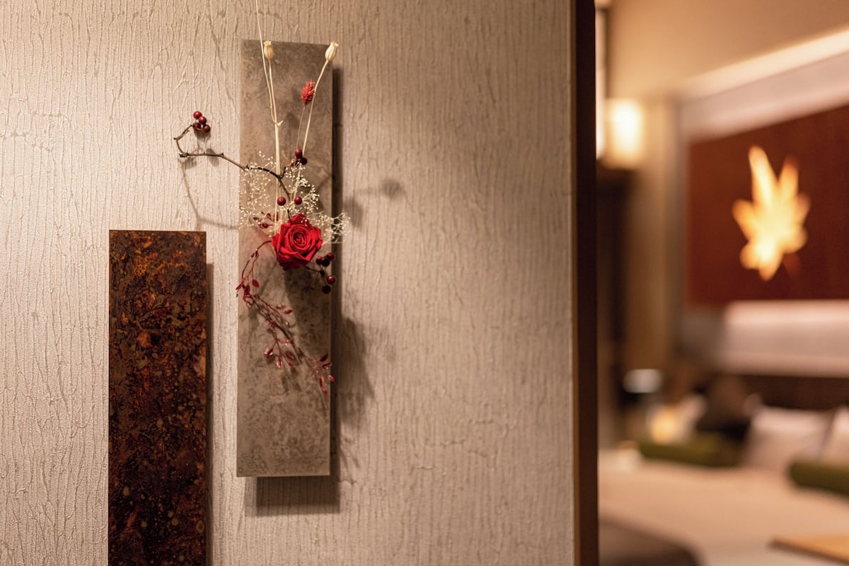 Chambre Premium avec lits jumeaux, salle de bains privée, vue océan