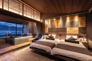 セーフティボックス (室内)、客室ごとに異なる装飾、デスク、WiFi (無料)