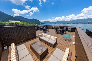 Rooftop terrace - Miyajima Kinsuikan (Hatsukaichi)