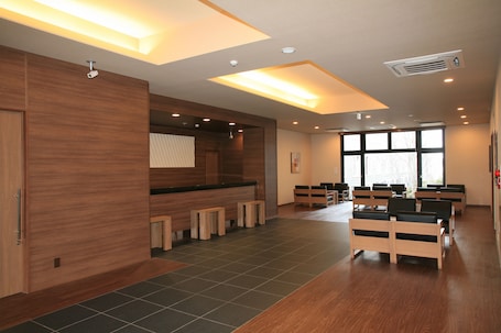 Lobby. Hotel Route Inn Natori Iwanuma Interchange