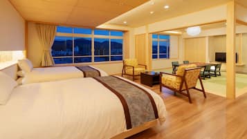 (Renewals)Japanese-Style Barrier free Room - Non-Smoking | Hypo-allergenic bedding, in-room safe, free WiFi, bed sheets