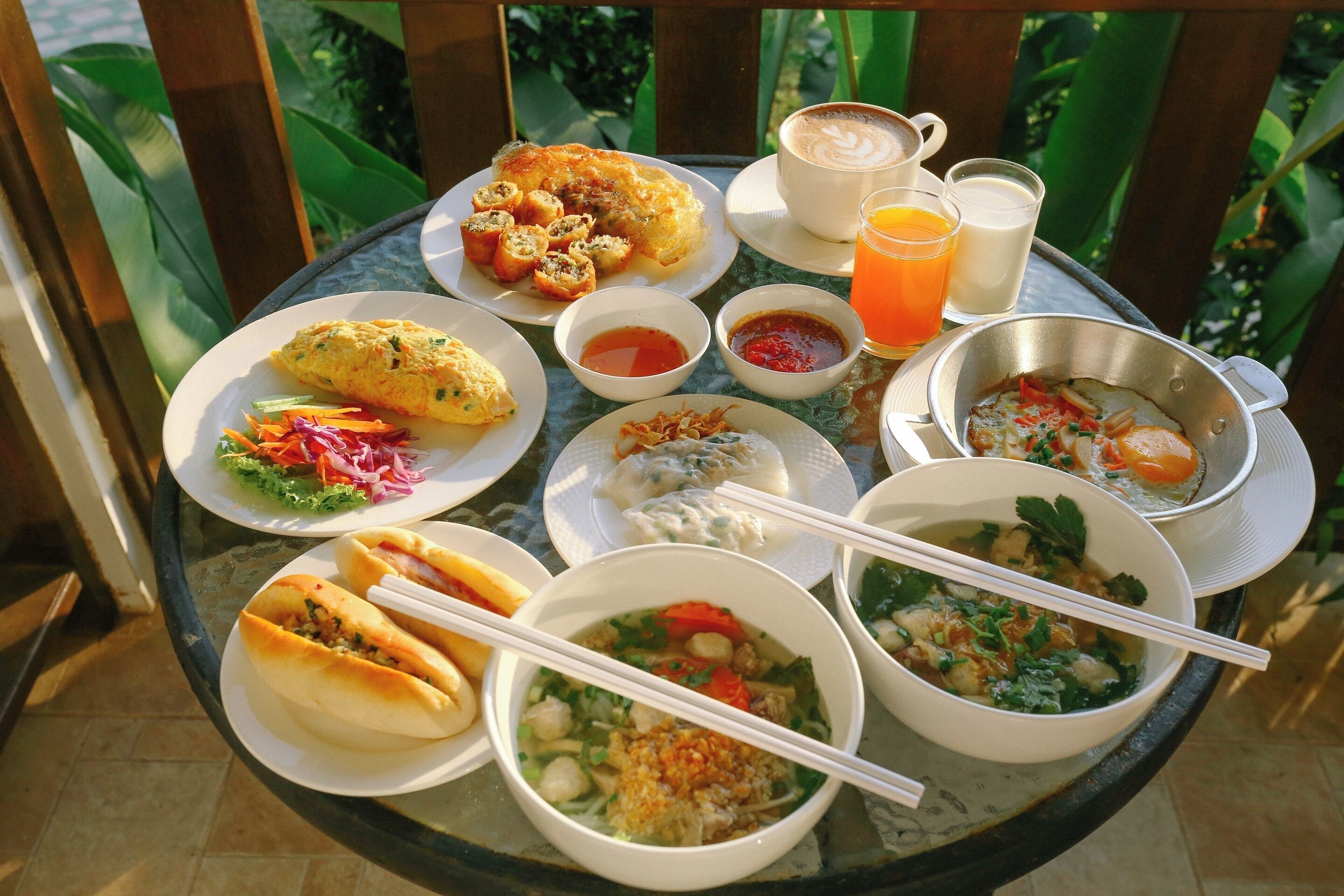 吃到飽自助式早餐