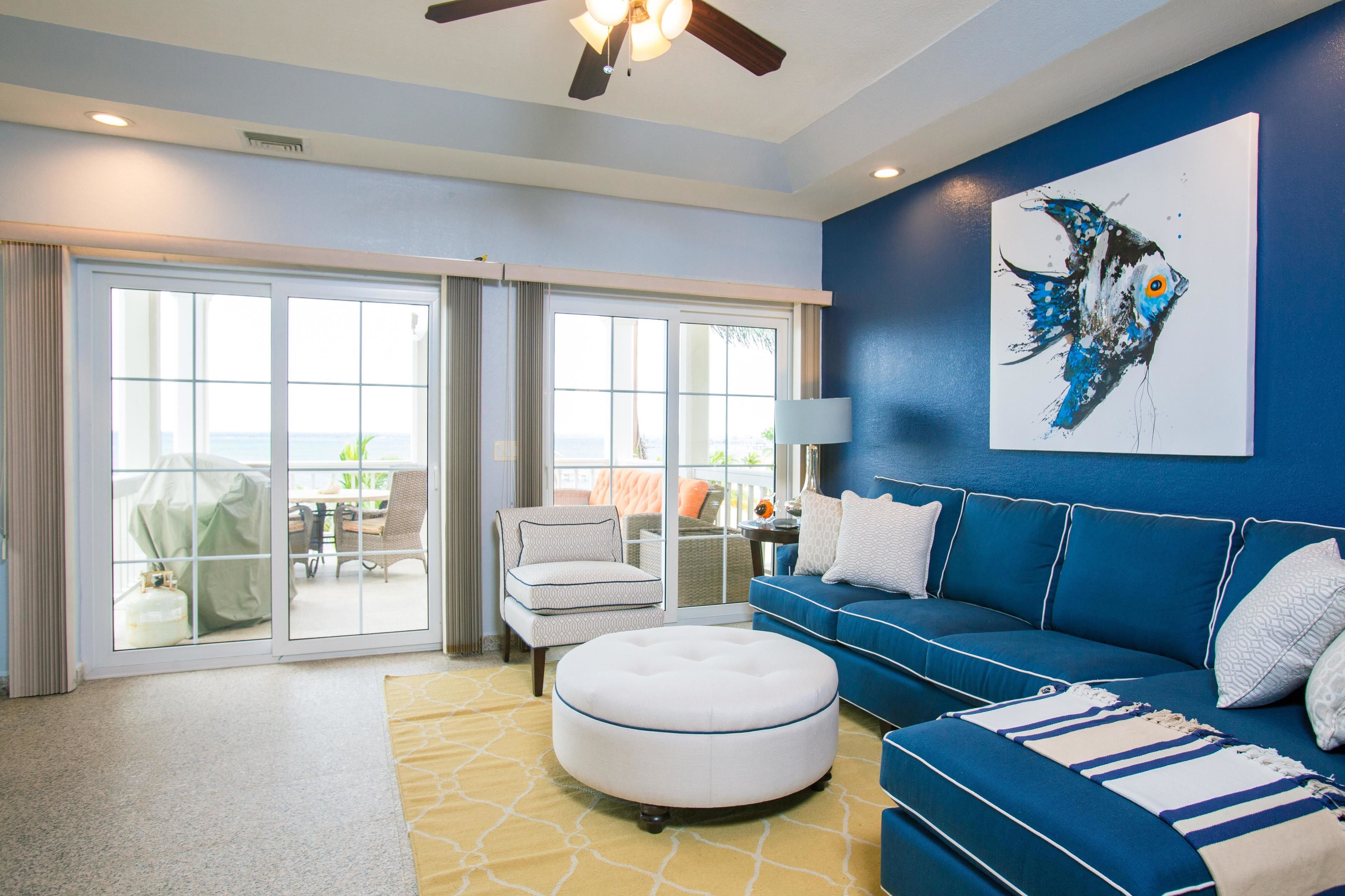 condo, 2 bedrooms, terrace, ocean view | living area | dvd player