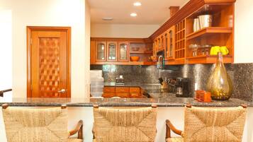 Condo, 3 Bedrooms, Terrace, Ocean View | Private kitchen | Fridge, microwave, coffee/tea maker