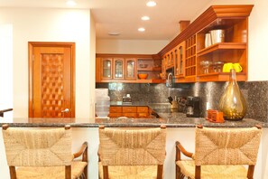 Condo, 3 Bedrooms, Terrace, Ocean View | Private kitchen | Fridge, microwave, coffee/tea maker