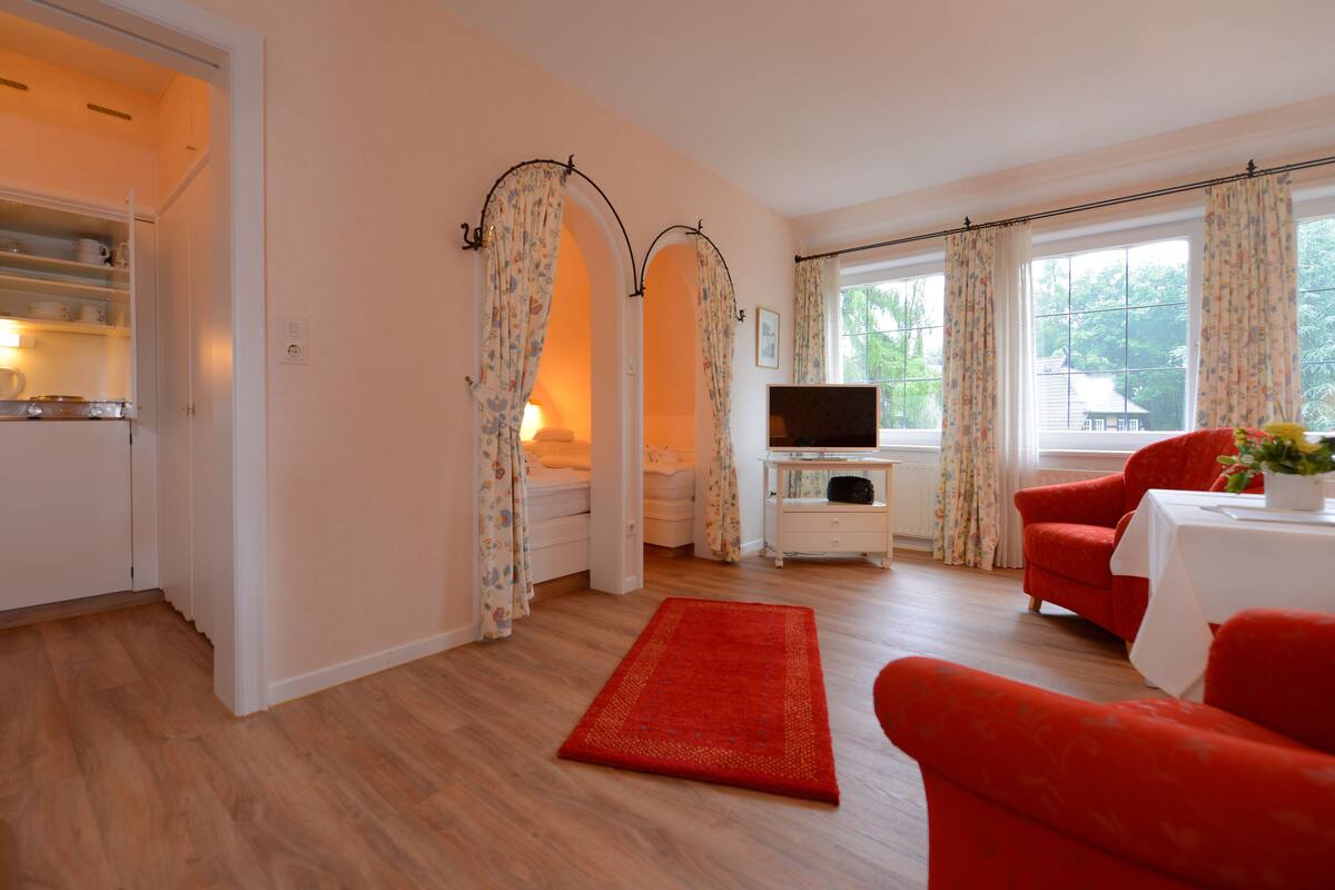 Comfort Double Room, 1 Bedroom, Kitchenette | Minibar, in-room safe, individually decorated, individually furnished