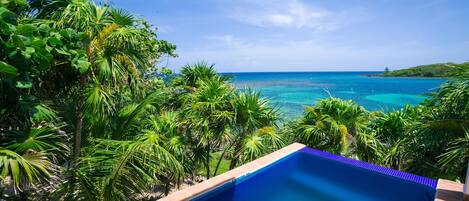 Outdoor pool, an infinity pool