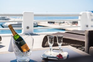 Servicio de champagne