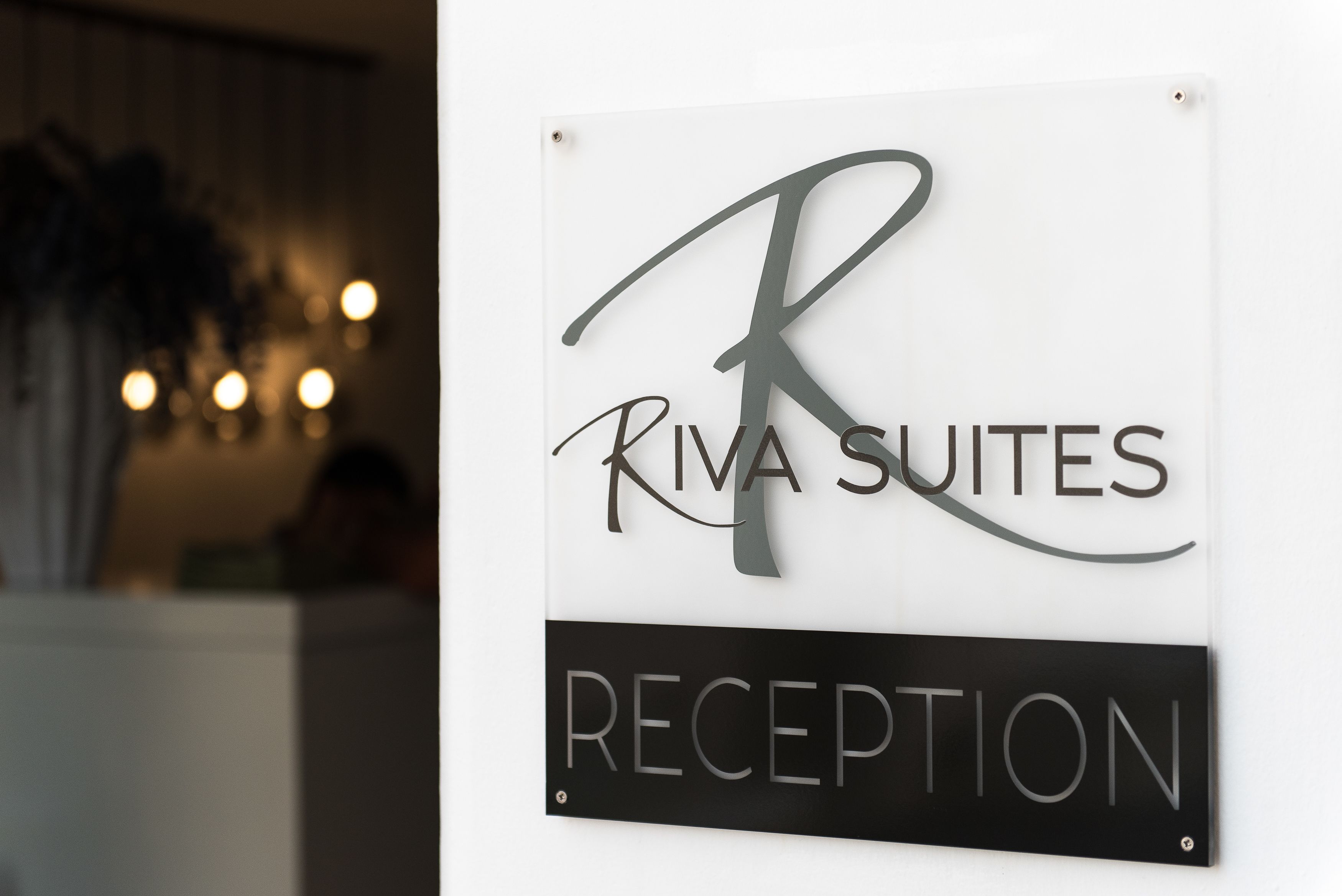 Señal de recepción para Riva Suites.