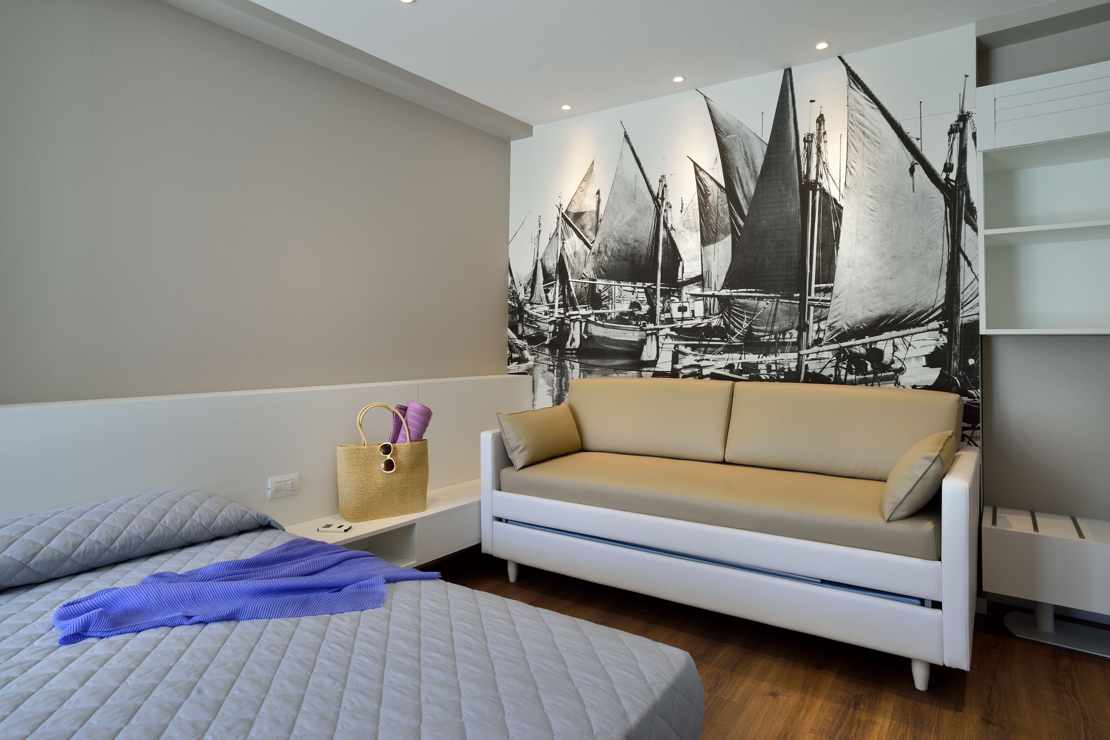 superior quadruple room, accessible, balcony | in-room safe, desk, soundproofing, free wifi