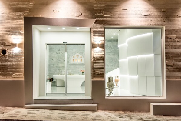 Entrée de l’hébergement