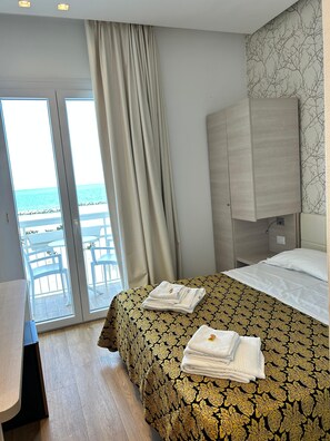 Camera Superior con letto matrimoniale o 2 letti singoli, vista mare | Wi-Fi gratuito, lenzuola