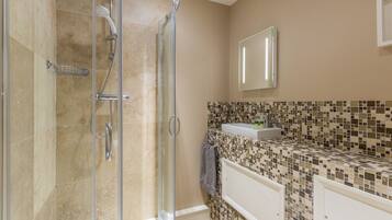Free toiletries, hair dryer, towels