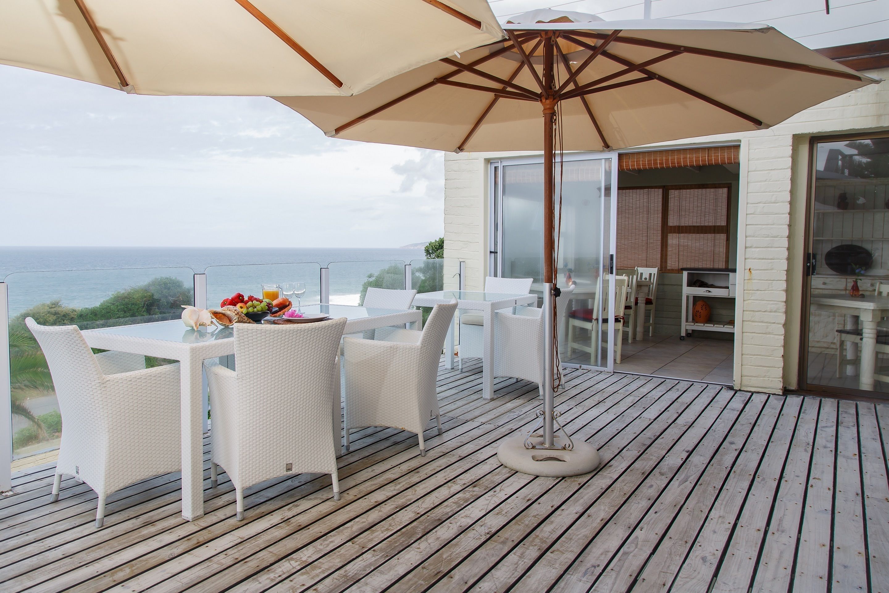 Blick von der Unterkunft