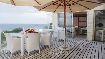 Blick von der Unterkunft