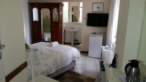 Individually decorated, individually furnished, iron/ironing board