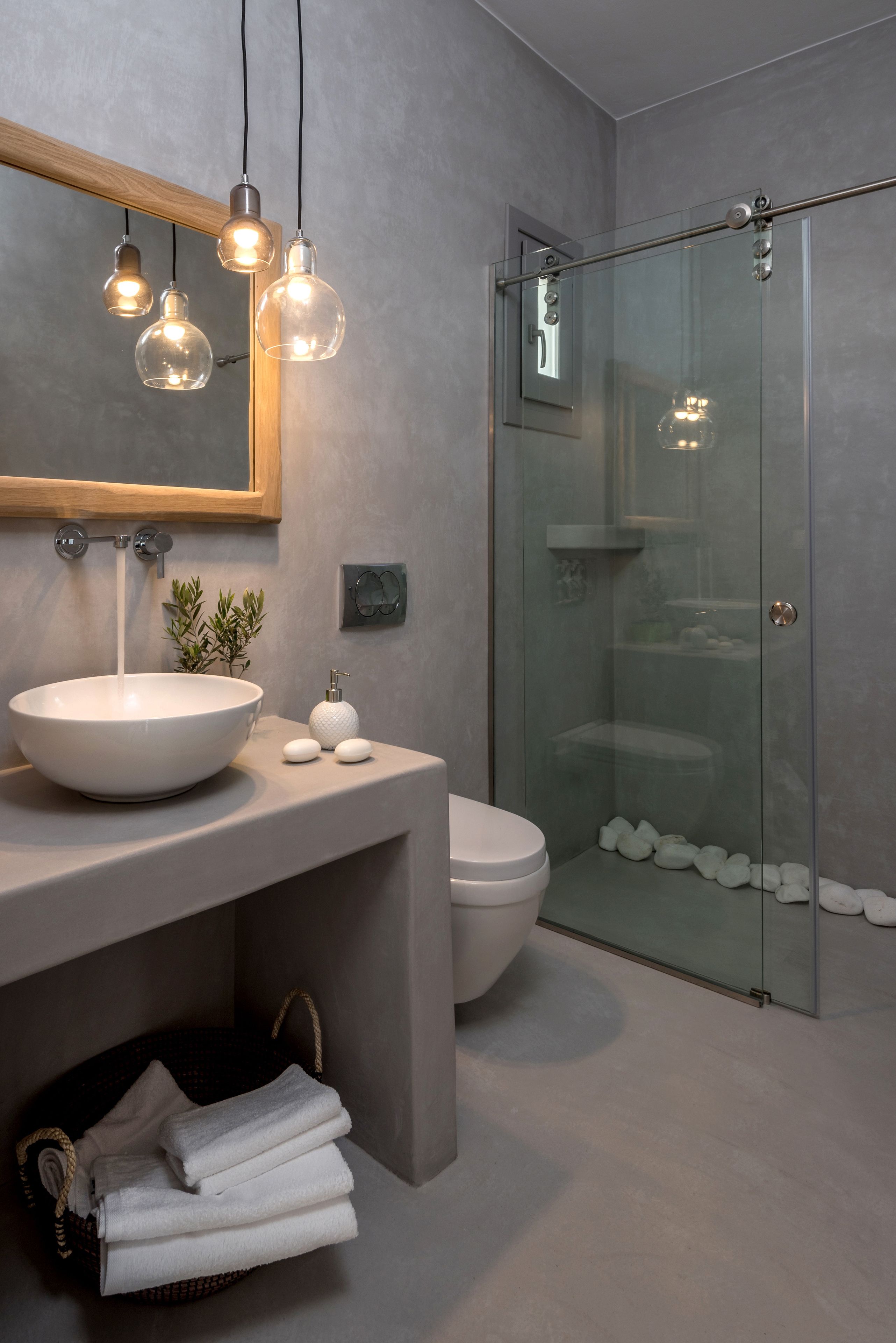 suite, sea view (seven) | bathroom | shower, free toiletries, hair dryer, slippers