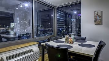Opções para refeição no quarto
