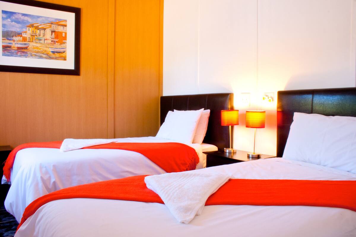 Standard Apartment (Flamingo) | Premium bedding, individually decorated, individually furnished
