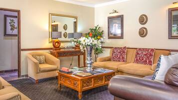 Sitteområde i lobbyen