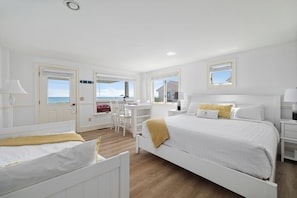 Basic Room, Multiple Beds, Oceanfront | Premium bedding, down comforters, iron/ironing board, free WiFi - Chatham Tides (South Chatham)