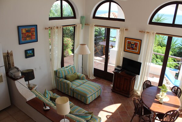 Villa, 1 Schlafzimmer | Wohnbereich