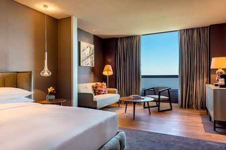 Room, 1 King Bed, River View | Minibar, in-room safe, desk, blackout drapes