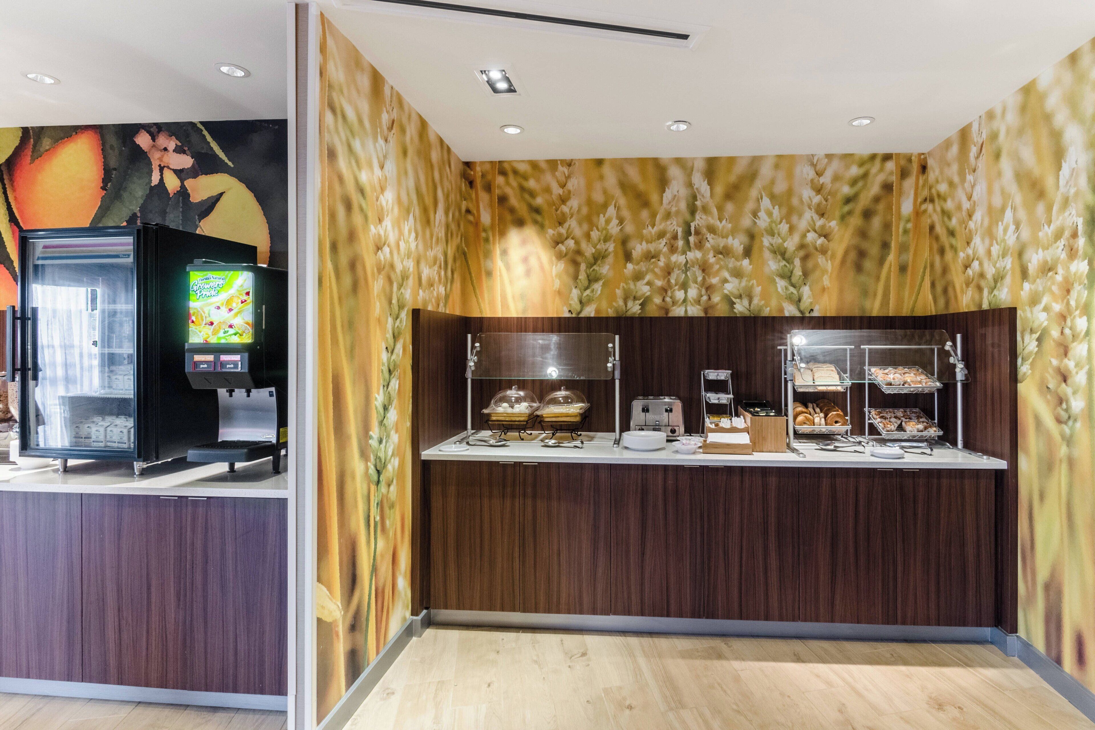 free daily buffet breakfast