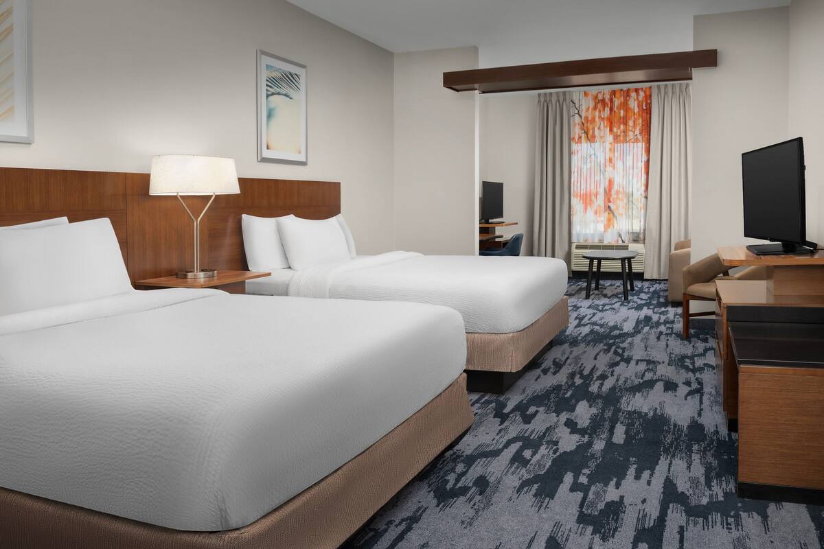 desk, blackout curtains, soundproofing, iron/ironing board