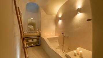 Villa, 1 Bedroom, Private Pool | Bathroom | Shower, free toiletries, hair dryer, towels