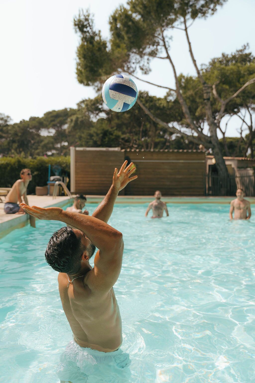 Seasonal outdoor pool, open 9:00 AM to 7:00 PM, pool umbrellas