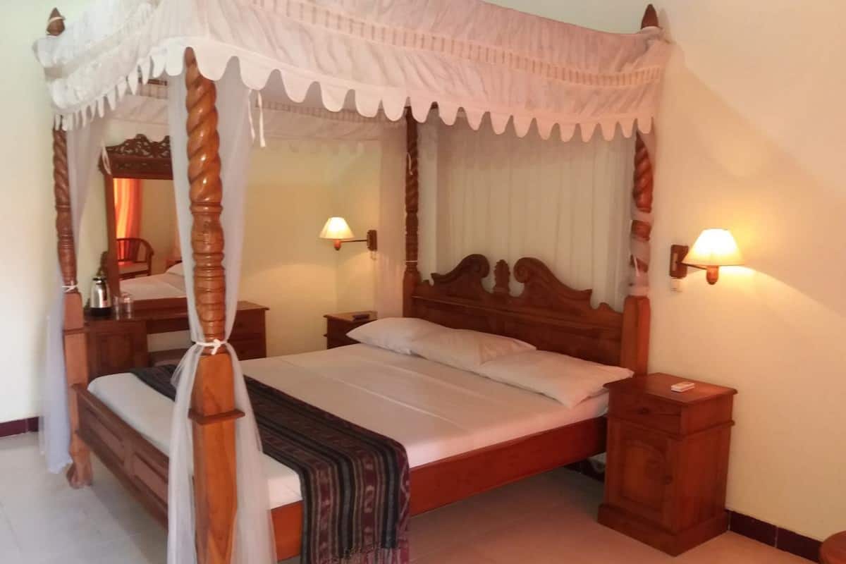 Kamar Deluks, pemandangan laut | Brankas, meja kerja, tirai kedap cahaya, dan Wi-Fi gratis