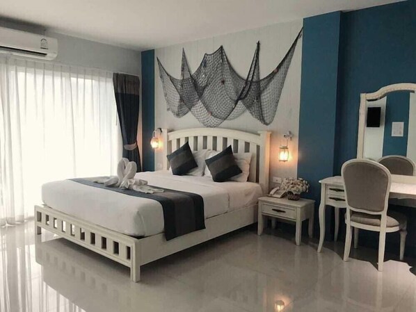 Deluxe Double with Balcony | 防过敏的被褥、客房内保险箱、办公桌、免费 WiFi