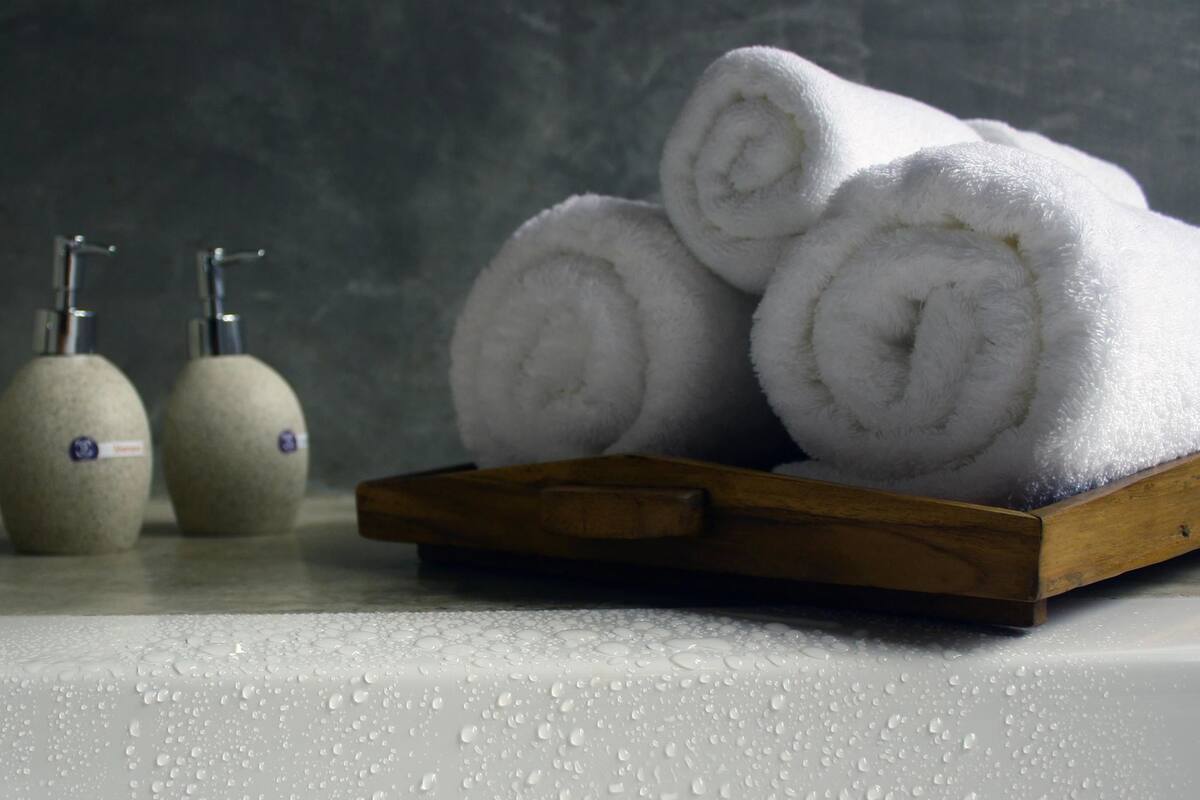 free toiletries, hair dryer, slippers, bidet