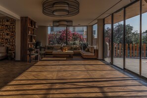 Zona de estar del vestíbulo