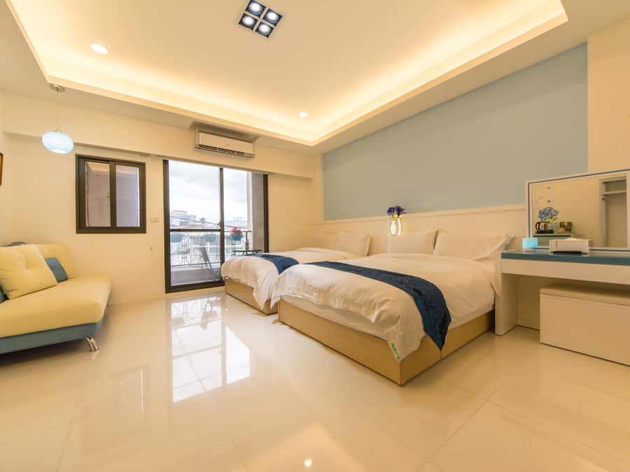 Familjerum för fyra | 1 sovrum, egyptiska bomullslakan och sängtillbehör av högsta kvalitet