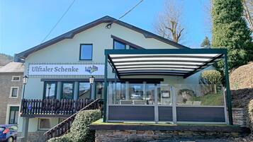 Fassade der Unterkunft