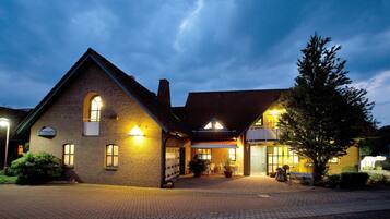 Front of property – evening/night