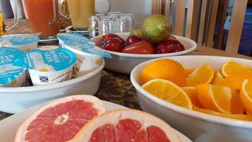 Daily cooked-to-order breakfast for a fee